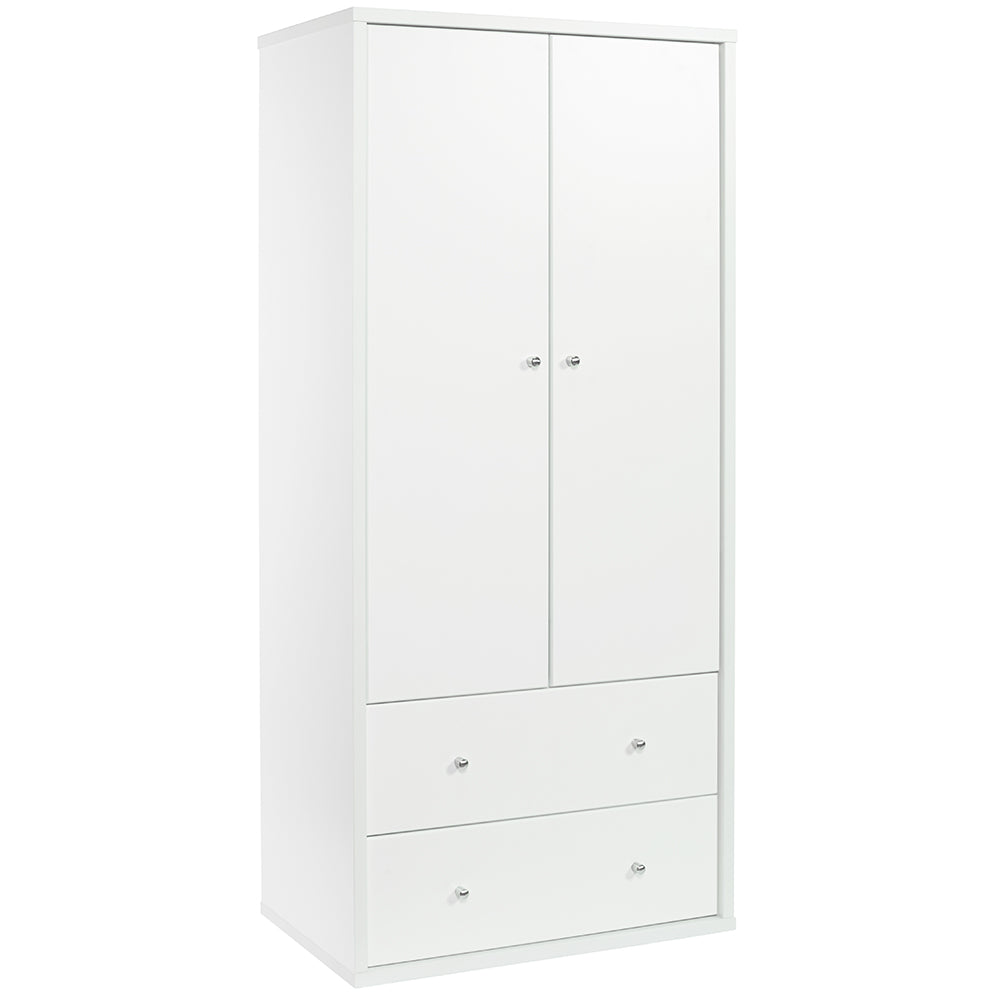 Cosmo 2 Drawer / 2 Door Wardrobe | Simply Beds NZ | Bedroom Furniture