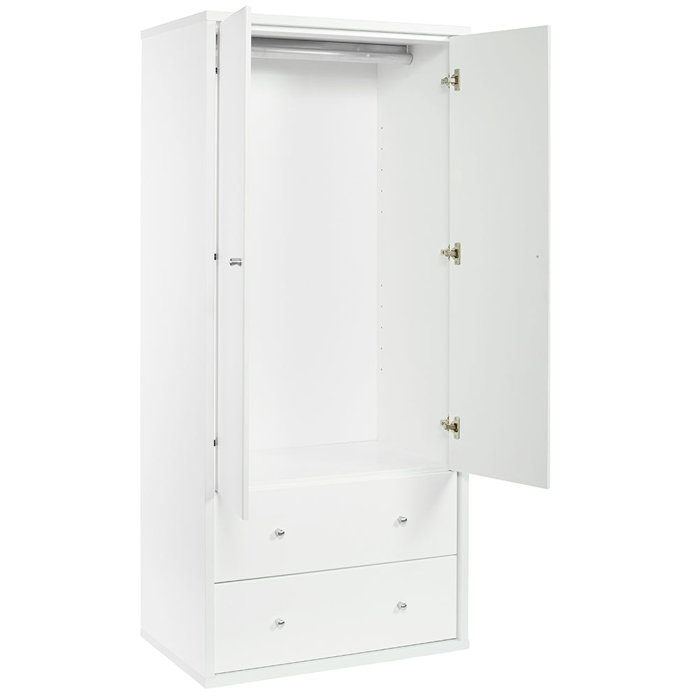 Cosmo 2 Drawer / 2 Door Wardrobe | Simply Beds NZ | Bedroom Furniture