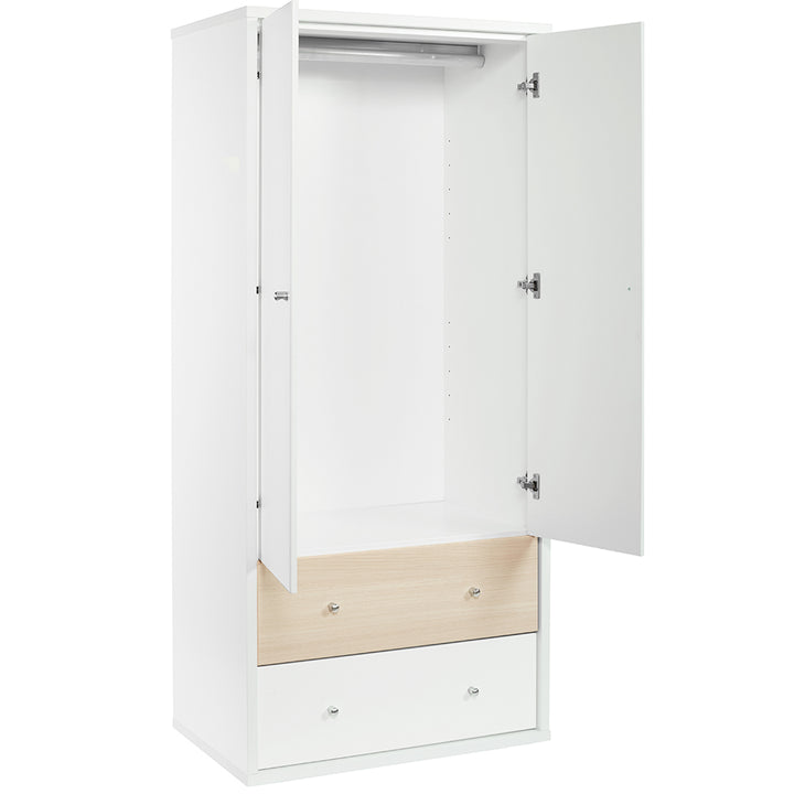Cosmo 2 Drawer / 2 Door Wardrobe | Simply Beds NZ | Bedroom Furniture