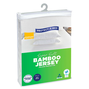 Bamboo Jersey Pillow Protectors | Simply Beds New Zealand
