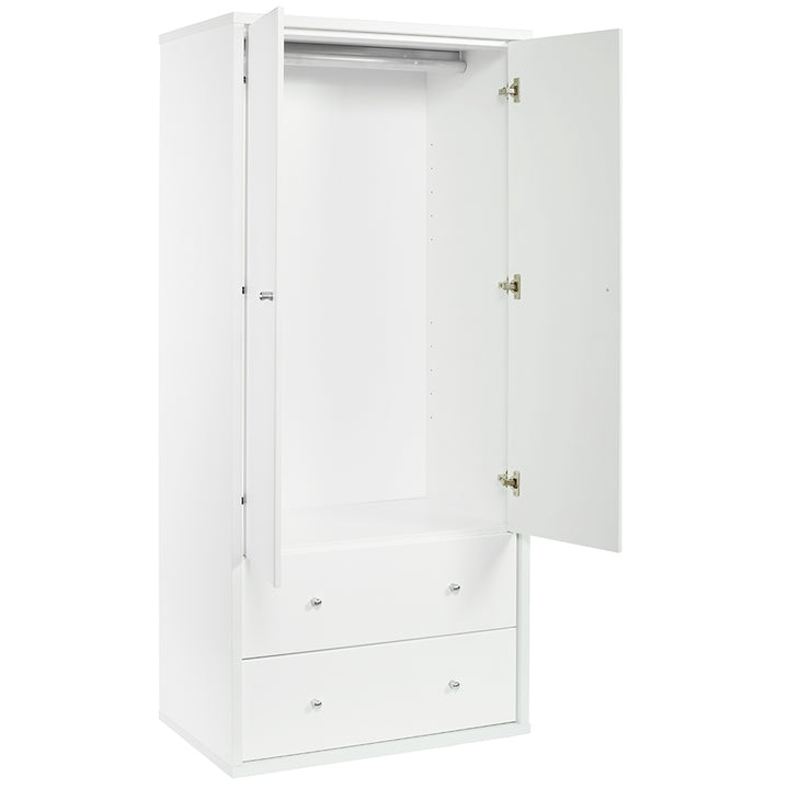 Cosmo 2 Drawer / 2 Door Wardrobe | Simply Beds NZ | Bedroom Furniture
