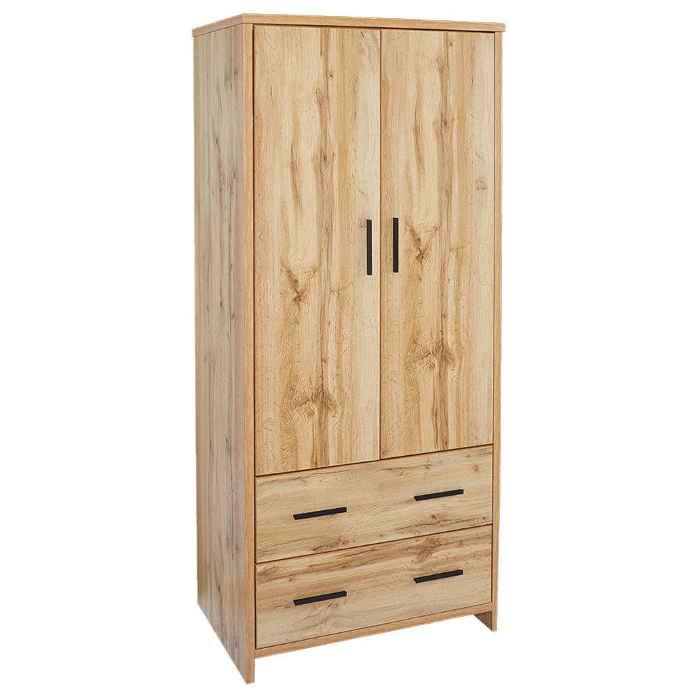 Nova 2 Drawer Wardrobe | Simply Beds NZ | Bedroom Furniture
