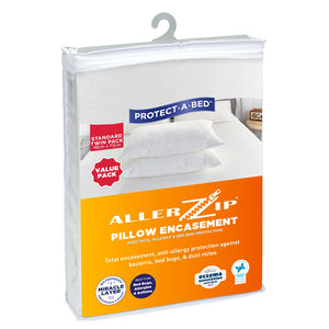 Allerzip¨ Fully Encased Pillow Protectors | Simply Beds New Zealand