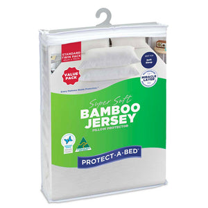 Bamboo Jersey Pillow Protectors | Simply Beds New Zealand