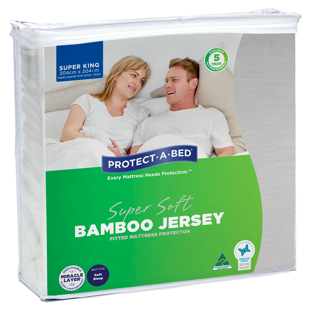 Super Soft Bamboo Jersey Mattress Protectors | Simply Beds New Zealand