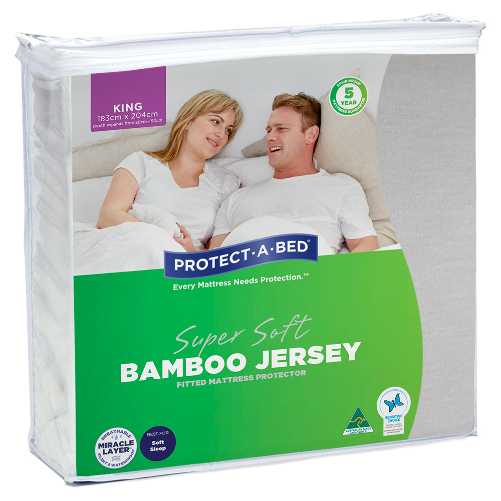 Super Soft Bamboo Jersey Mattress Protectors | Simply Beds New Zealand