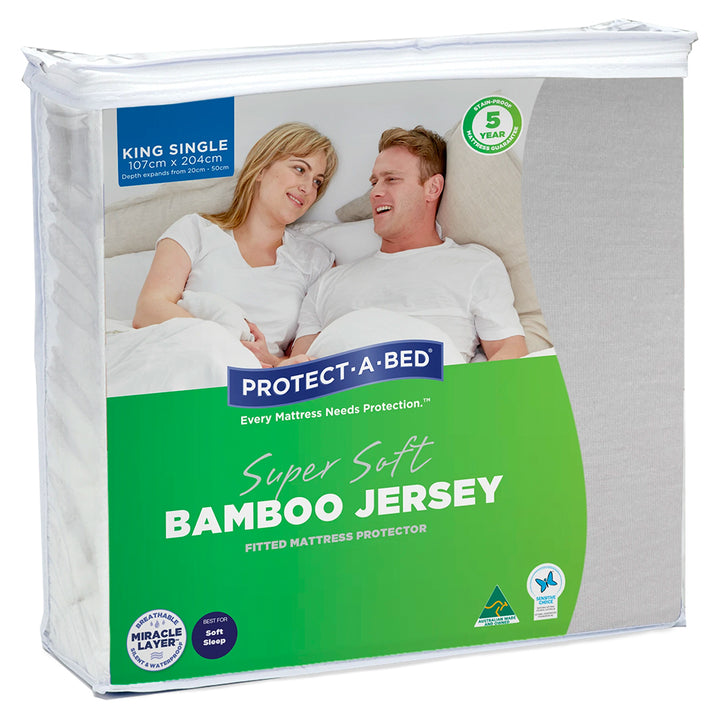 Super Soft Bamboo Jersey Mattress Protectors | Simply Beds New Zealand