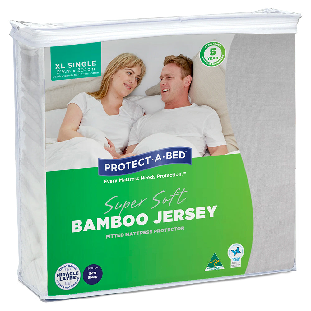 Super Soft Bamboo Jersey Mattress Protectors | Simply Beds New Zealand